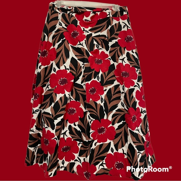 Kate Spade floral wrap skirt - Picture 3 of 4